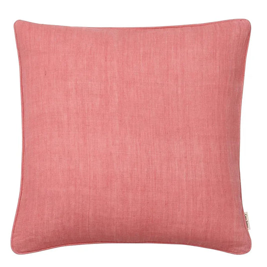 Coral Linen Cushion