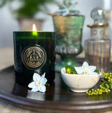 Abahna Fragranced Candle.  White Grapefruit & May Chang.   2 Sizes.