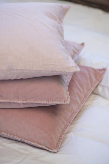 Baby Pink Velvet Cushion