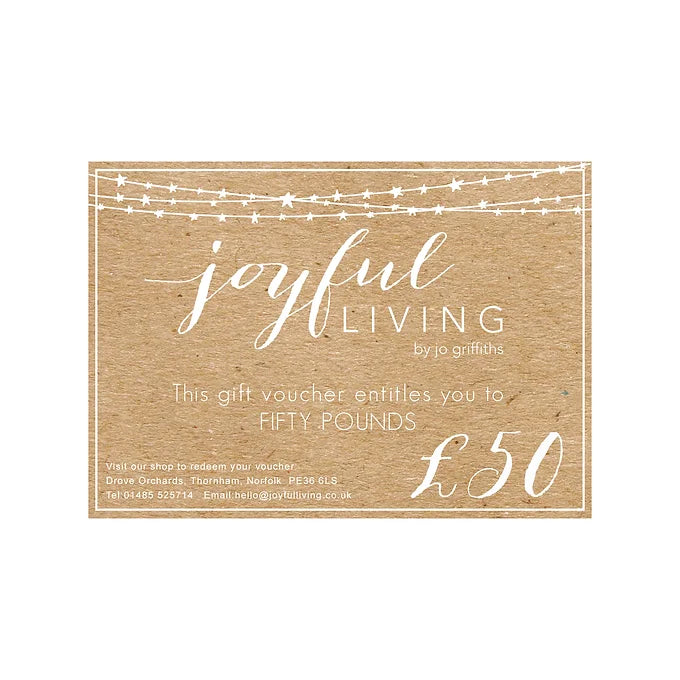 Joyful Living Gift Voucher ¬£50