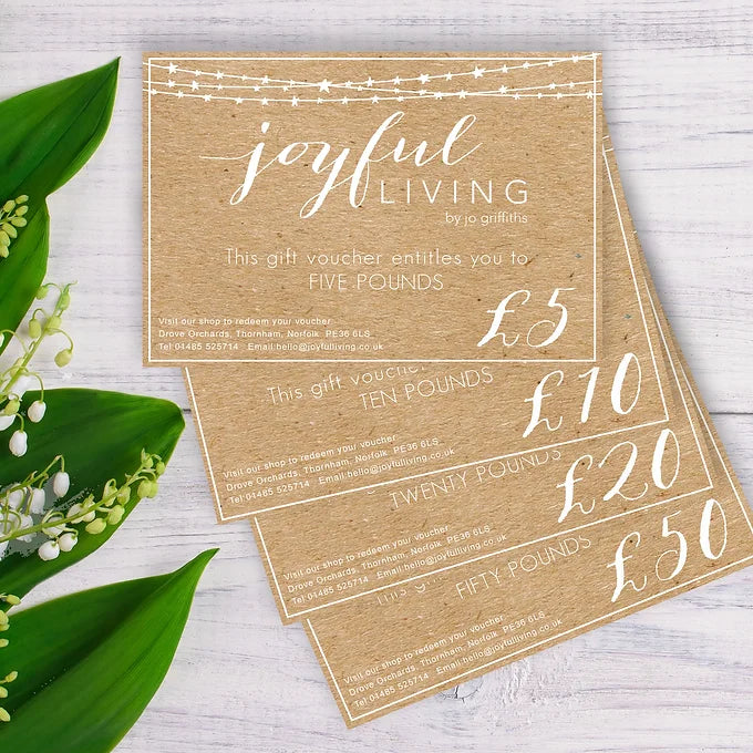 Joyful Living Gift Voucher ¬£50