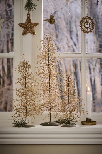 Handmade Beaded Christmas Tree  2 Sizes