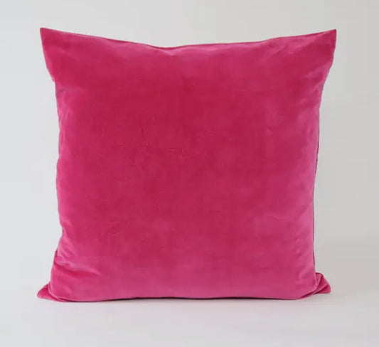 Fuchsia Luxury Velvet Cushion