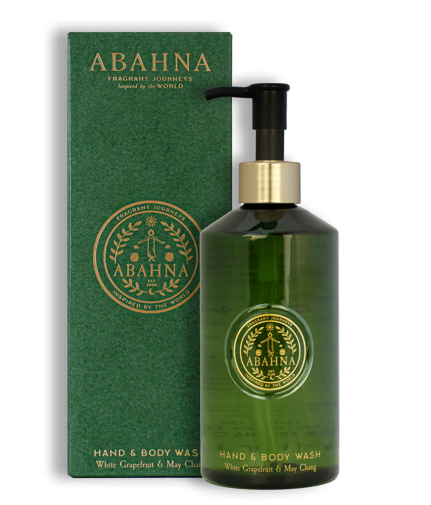 Abahna Hand & Body Wash.  White Grapefruit & May Chang