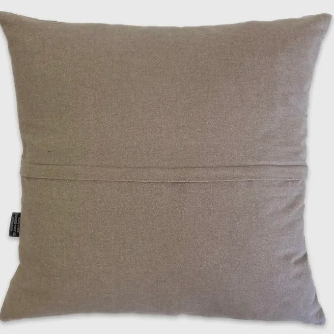 Taupe  Arabesque Cushion