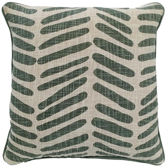 Safari Green Print Cushion