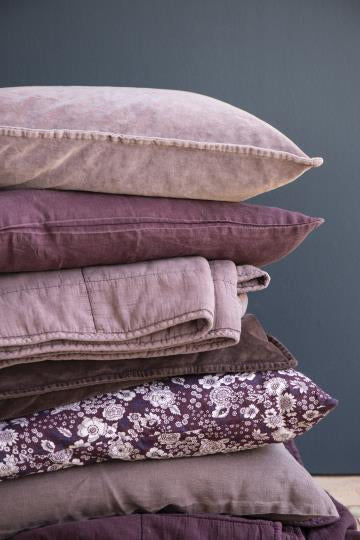 Aubergine Cotton Cushion