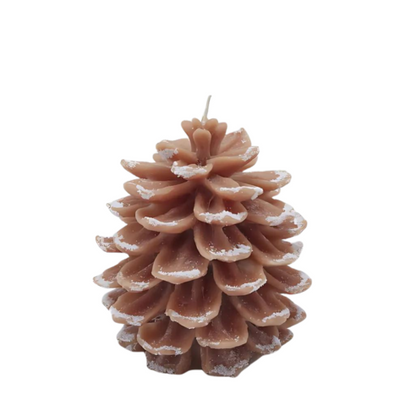 Christmas Pine Cone Candle  2 Sizes