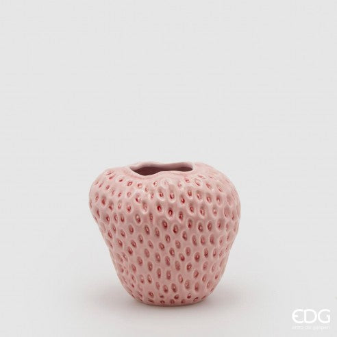 Pink Strawberry Vase 2 Sizes