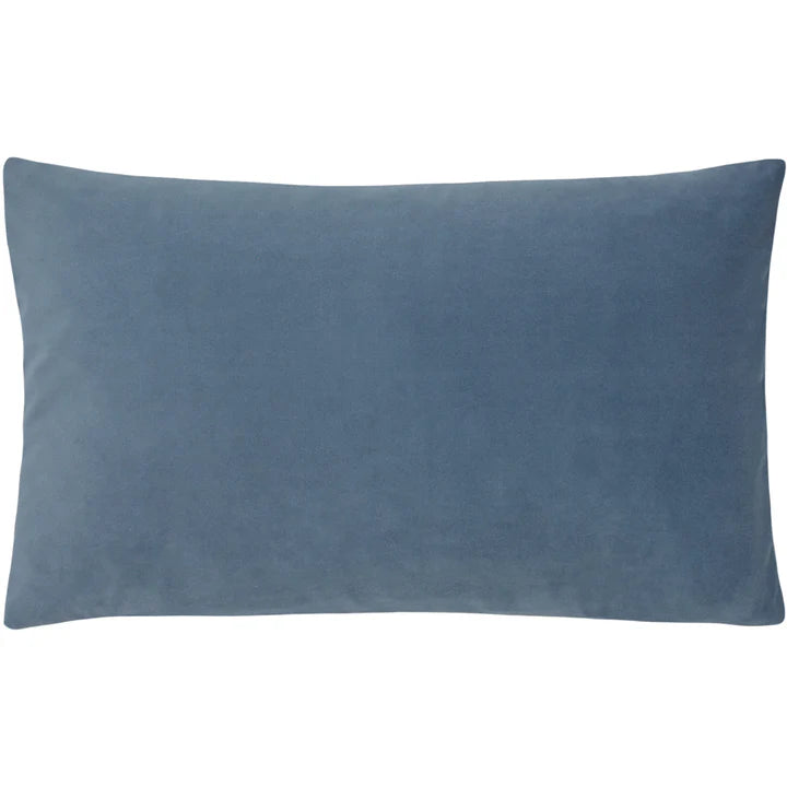 Wedgewood Blue Velvet Cushion