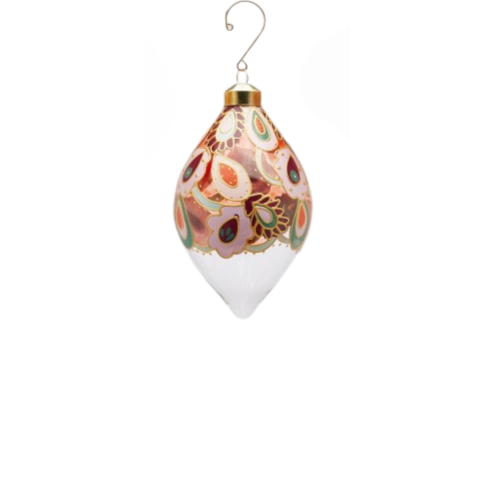 Hand Painted Glass Bauble 3 Sizes