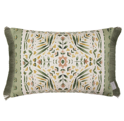 Sage Kari Printed Cushion