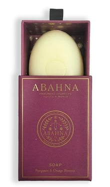 Abahna Boxed Soap.  Frangipani & Orange Blossom