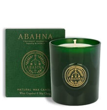 Abahna Fragranced Candle.  White Grapefruit & May Chang.   2 Sizes.