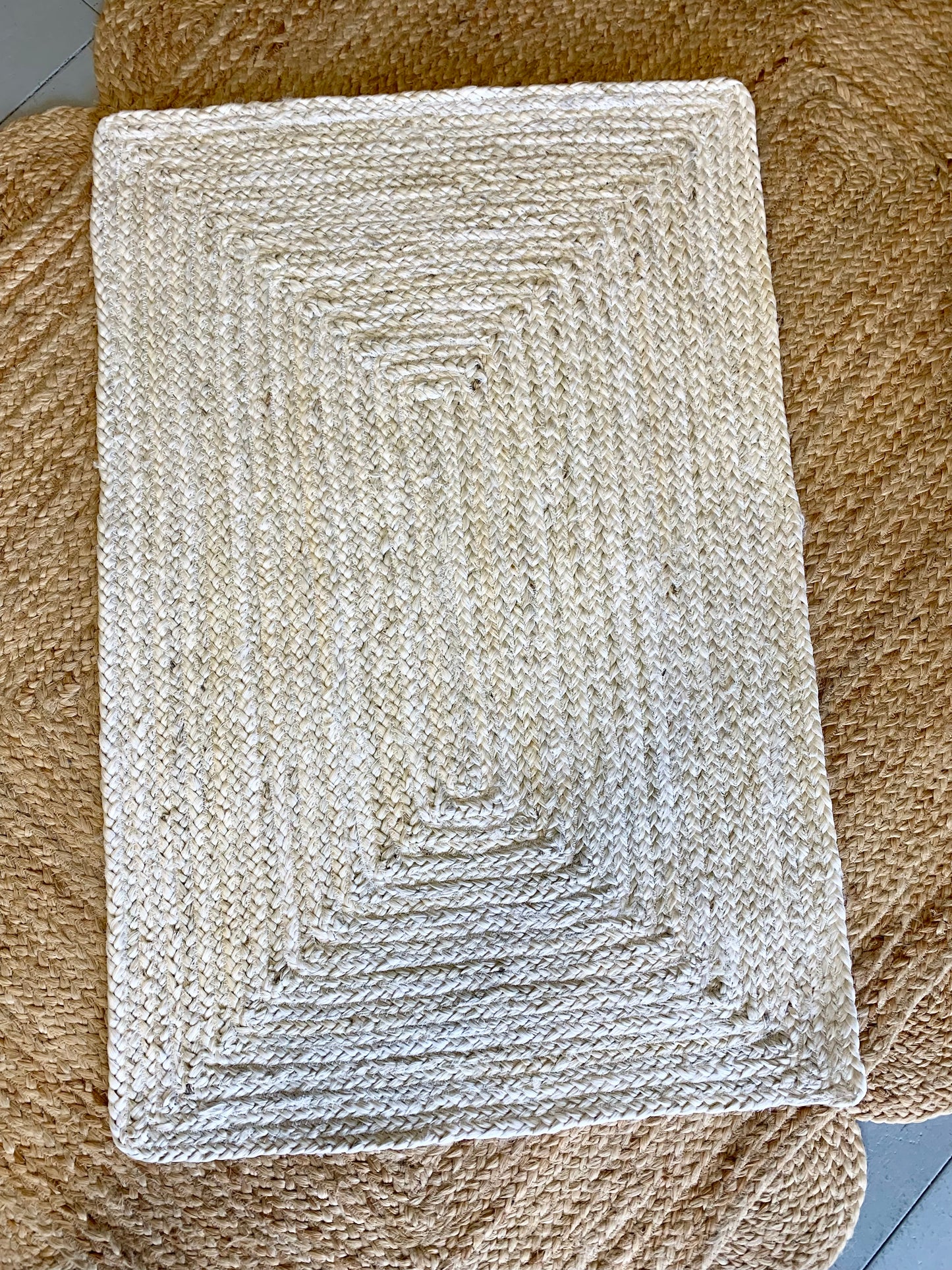 Cream Jute Rug