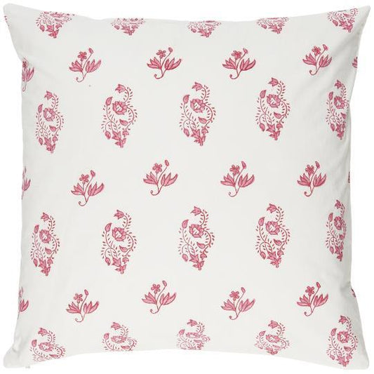 Rose Pink Sprig Cushion