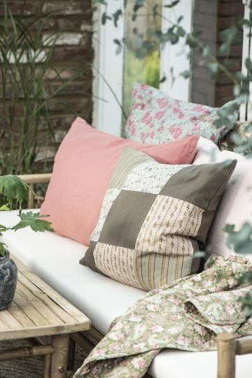 Peony Pink Linen Cushion 2 Sizes