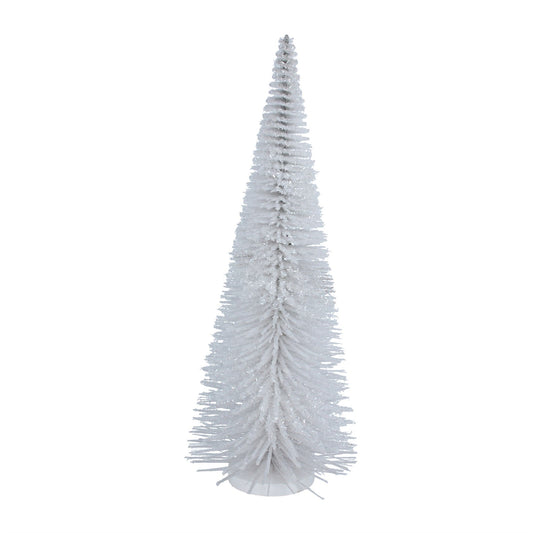 X Large White Bristle Brush Tree