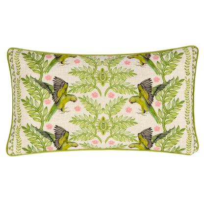 Green Parrots Cushion