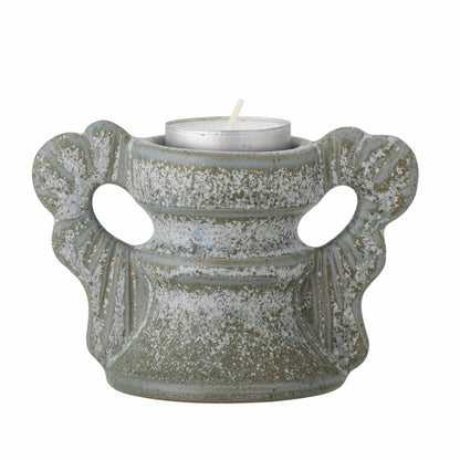 Blue Stoneware Multi Use Candleholder